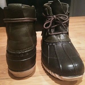 Genuine Leather Top Wellies NWT
